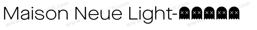 Maison Neue Light字体转换